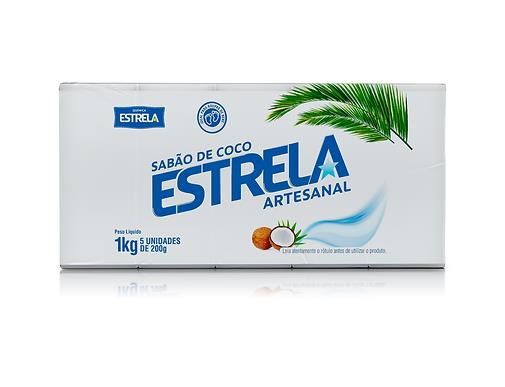 SABAO BARRA 5X200GR ESTRELA COCO