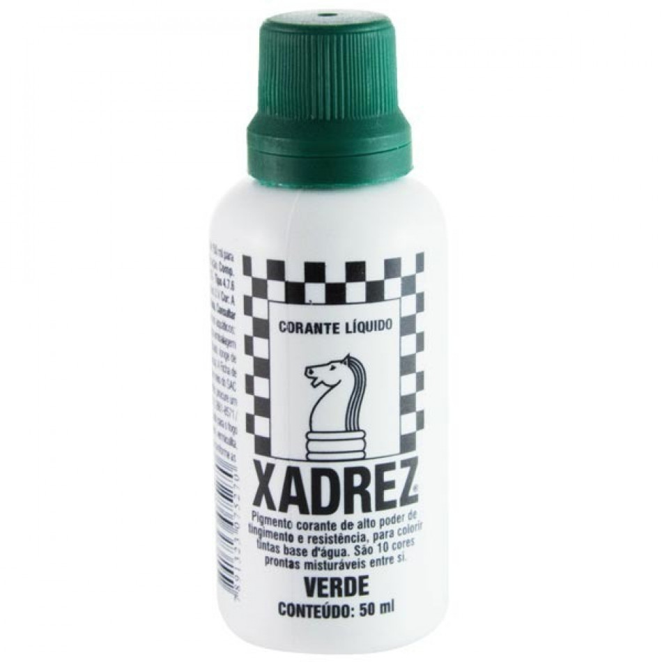 CORANTE LIQUI 50ML XADREZ VERDE
