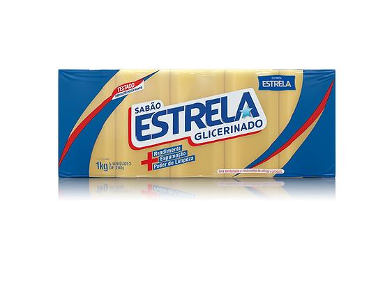 SABAO BARRA 5X200GR ESTRELA GLICERINADO UND