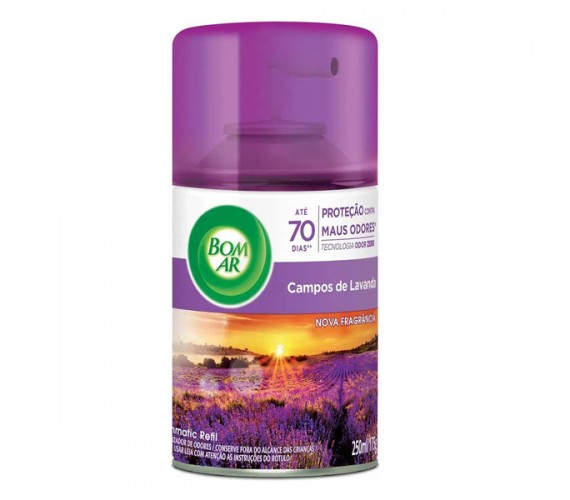 REFIL 250ML BOM AR FRESH MATIC LAVANDA