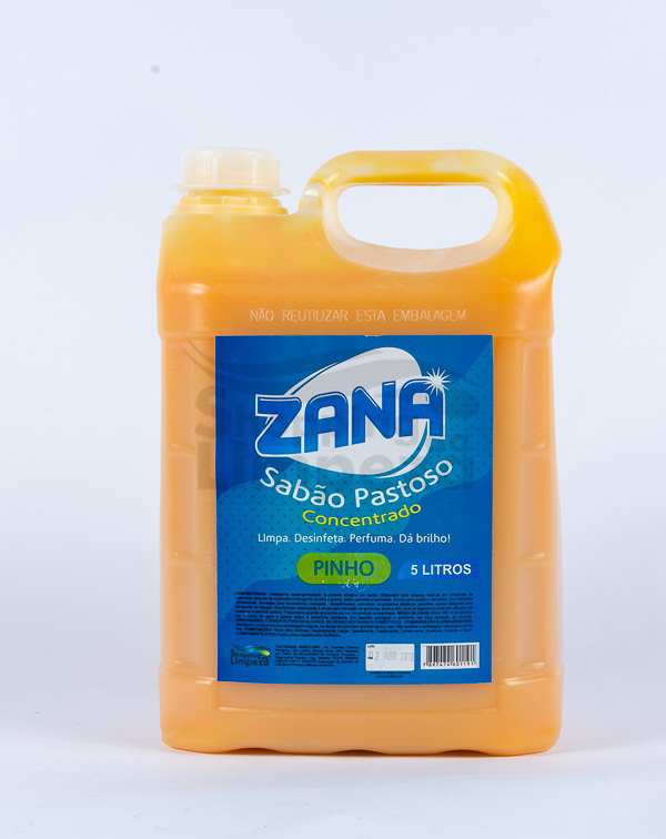 Sabão Pastoso Concentrado Pinho 5L Zana