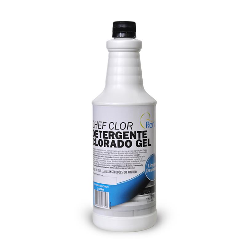 DETERGENTE CLORADO 1LT CHEF CLOR DESINF