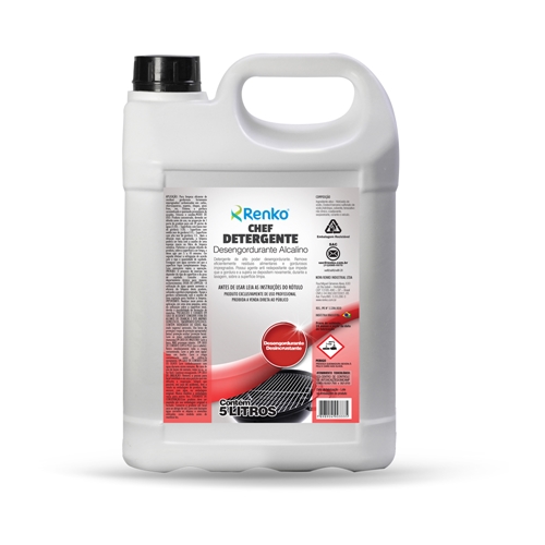DETERGENTE ALCALINO 5LT CHEF DESENG UND