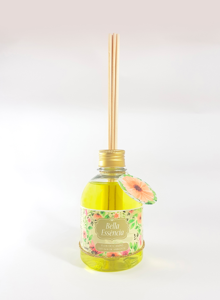 DIFUSOR AROMATIZANTE 260ML BELLA ESSENCIA FLOR DO CAMPO