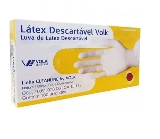 LUVA PROCEDIMENTO LATEX M 100UN VOLK