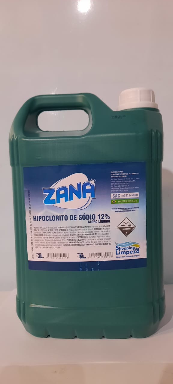 HIPOCLORITO SODIO 5LT 12% ECO