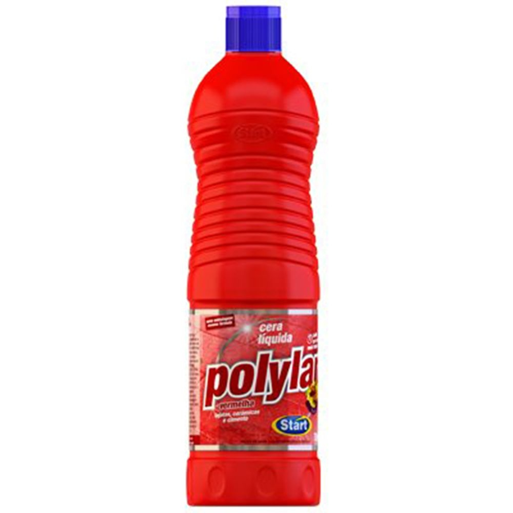CERA LIQUIDA 750ML START POLYLAR VERMELHA
