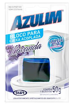 BLOCO SANIT AZULIM 50GR START CAIXA ACOPLADA LAVANDA