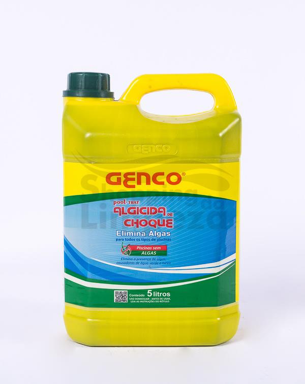 Eliminador de Algas Genco 5L Algicida Choque