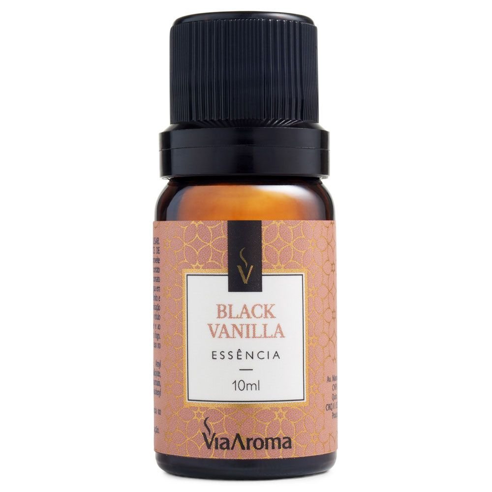 ESSENCIA 10ML VIA AROMA CLASSICA BLACK VANILLA