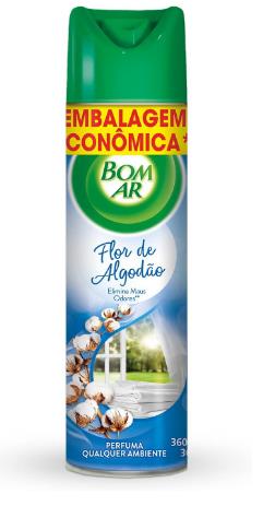 ODORIZADOR BOM AR CHEIR LIMP FLOR DE ALGODAO 360ML UND