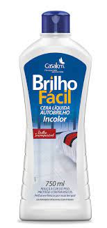 CERA BRILHO FACIL 750ML INCOLOR