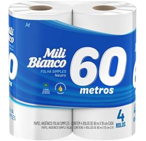 PAPEL HIGIE 60MT 4UN MILI BIANCO NEUTRO