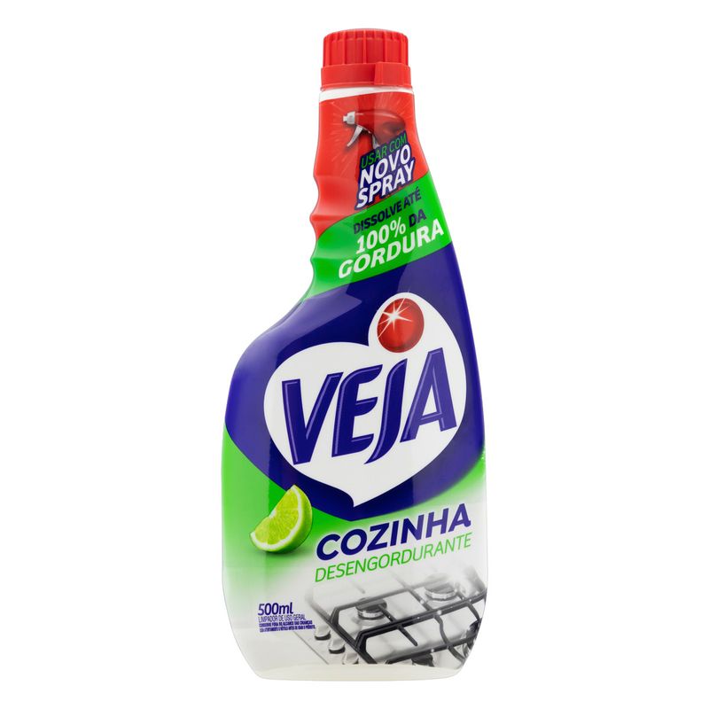 REFIL DESENGORDURANTE 500ML VEJA LIMÃO