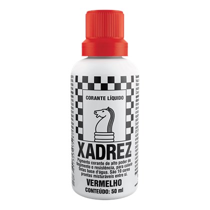 CORANTE LIQUI 50ML XADREZ VERMELHO
