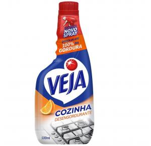 REFIL DESENGORDURANTE 500ML VEJA LARANJA