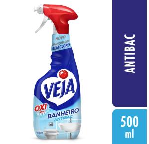 LIMPADOR VEJA BANHEIRO OXI ATIVO PULV 500ML 20% DES