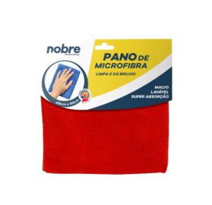 PANO MICROFIBRA 40X40 2UN NOBRE VERMELHO