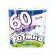 PAPEL HIGIENICO 60MT 4UN  FOFINHO F SIMPLES BRANCO