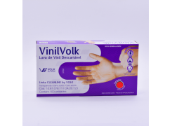 LUVA PROCEDIMENTO VINIL G 100UN VOLK COM PÓ