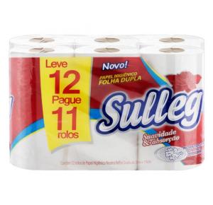 PAPEL HIGIENICO  30M SULLEG NEUTRO LV12 PG11 FOLHA DUPLA