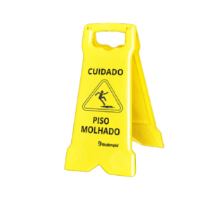 PLACA PISO MOLHADO BRALIMPIA COMPACTA